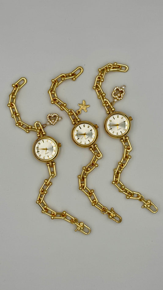 Tf Kordon Yuvarlak Charmlı Kadın Saat