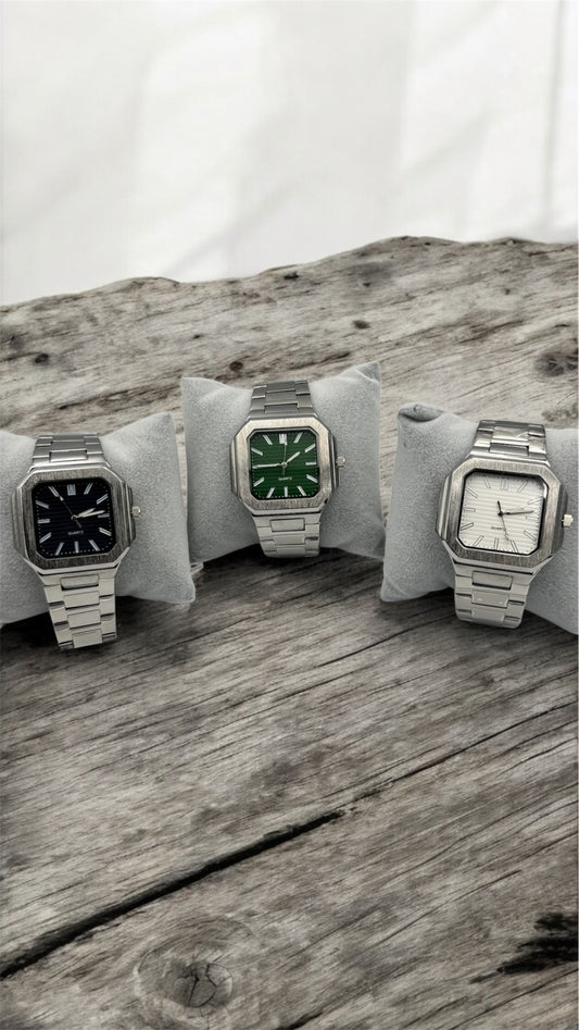 ESREF Model ÇELİK Kordon Erkek Saat