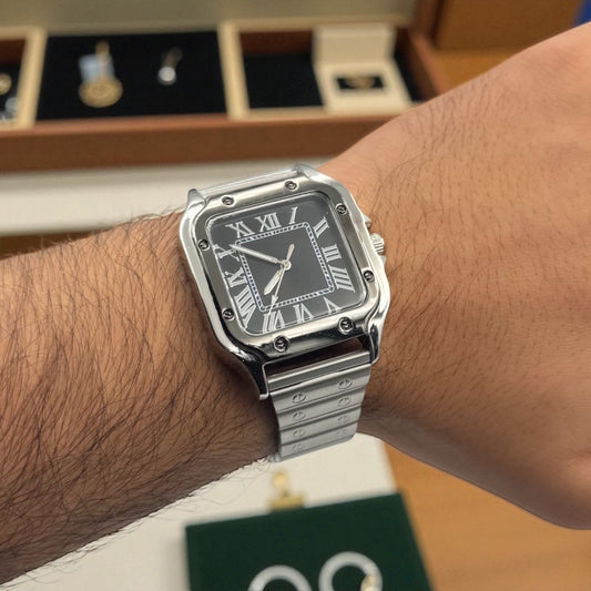 SNT Model Lüks Çelik Kordon Erkek Saat