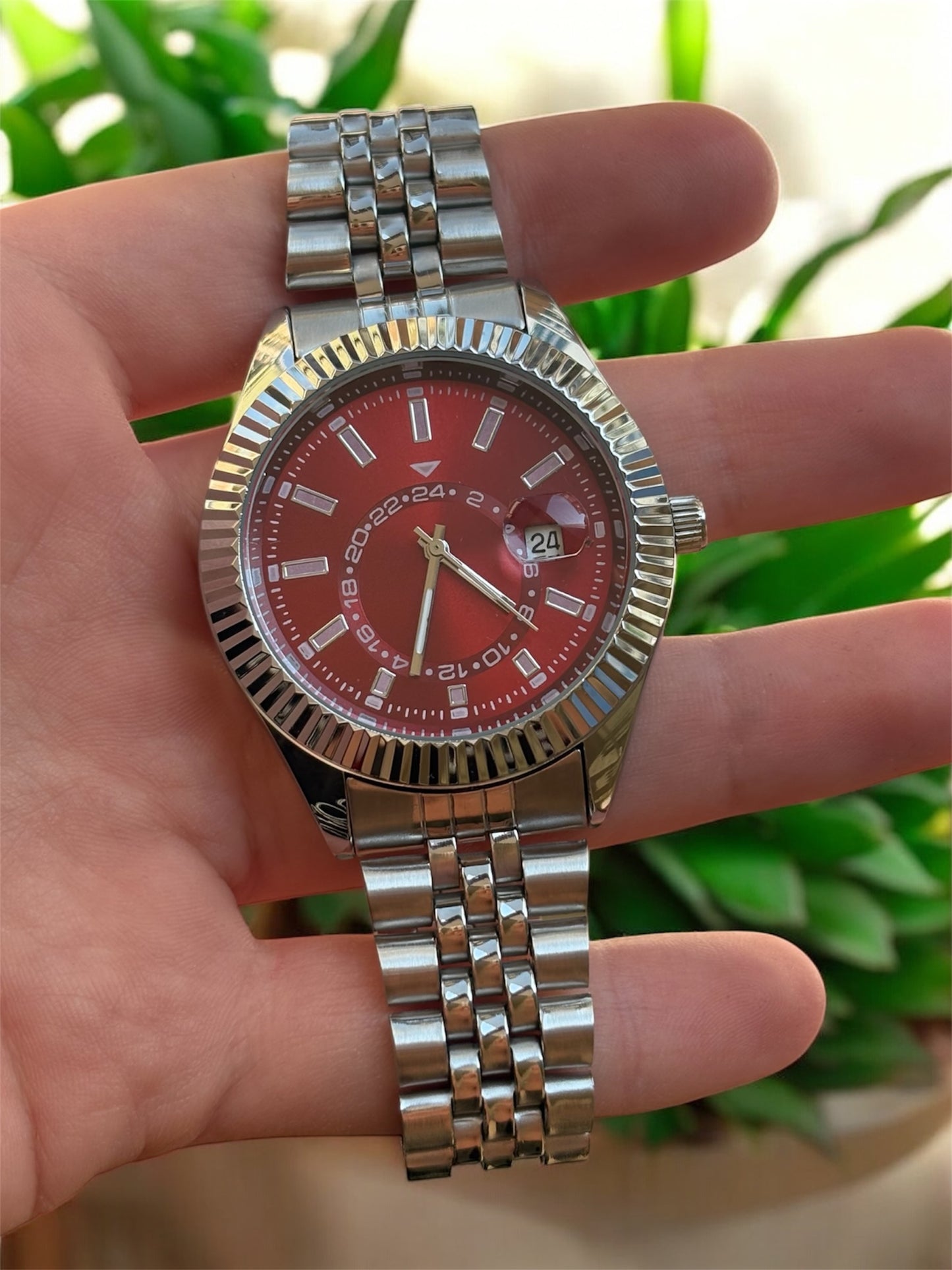 SKY-DW Model Çelik Kordon Erkek Saat