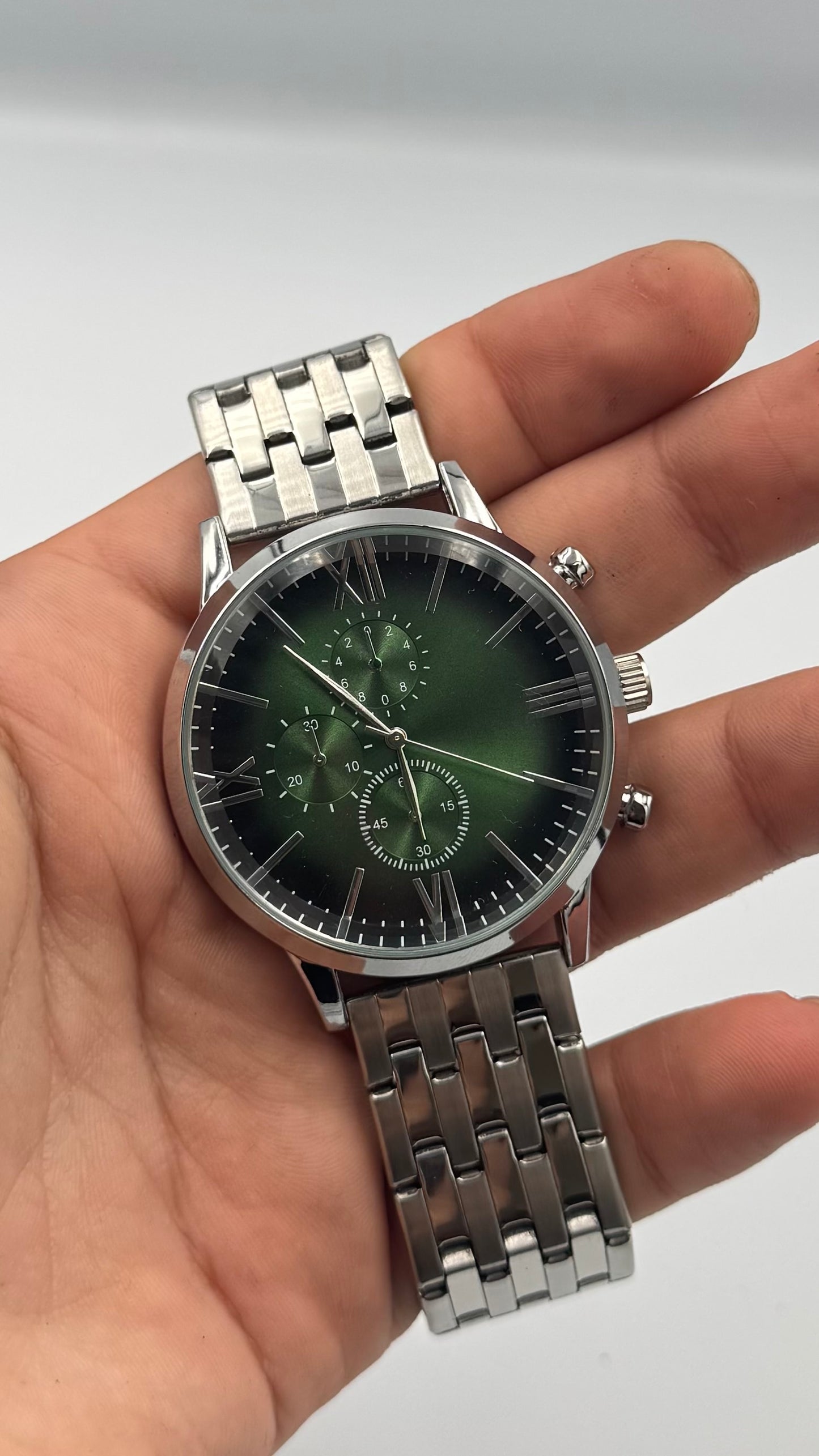 WLD Model Roma Rakamlı Çelik Kordon Erkek Saat