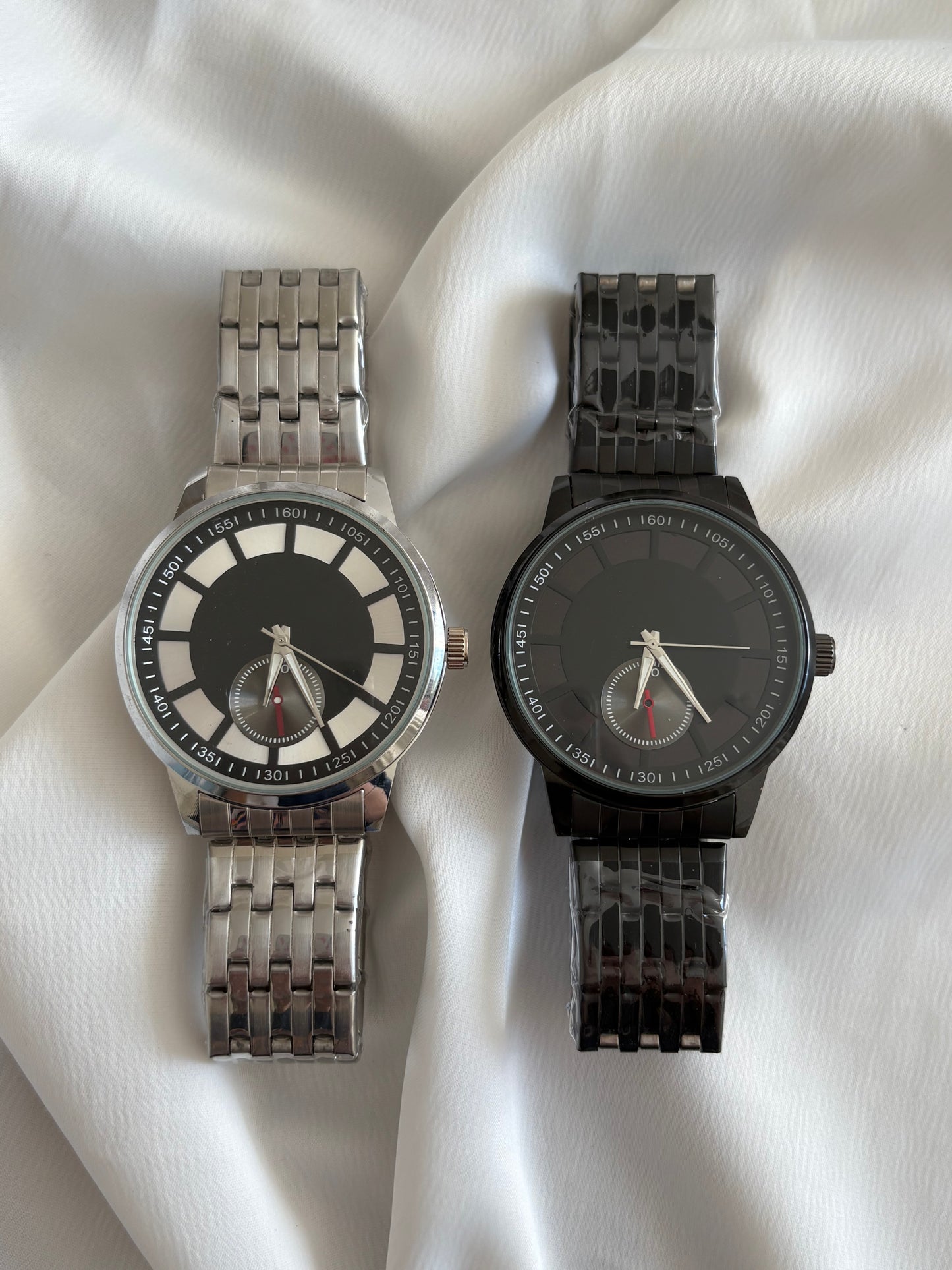 Özel Tasarım Kadranlı Çelik Kordon Erkek Saat