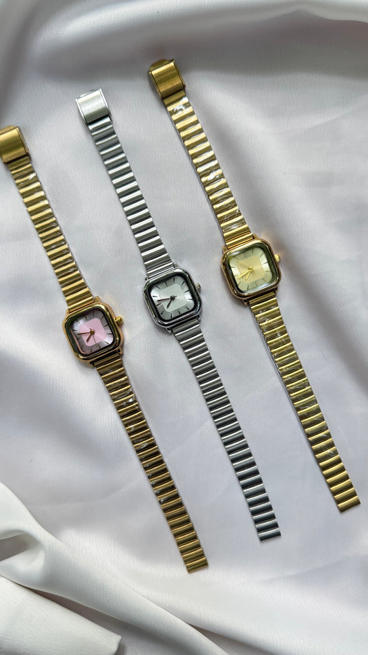 Minimal Vintage Çelik Kordon Kadın Saat