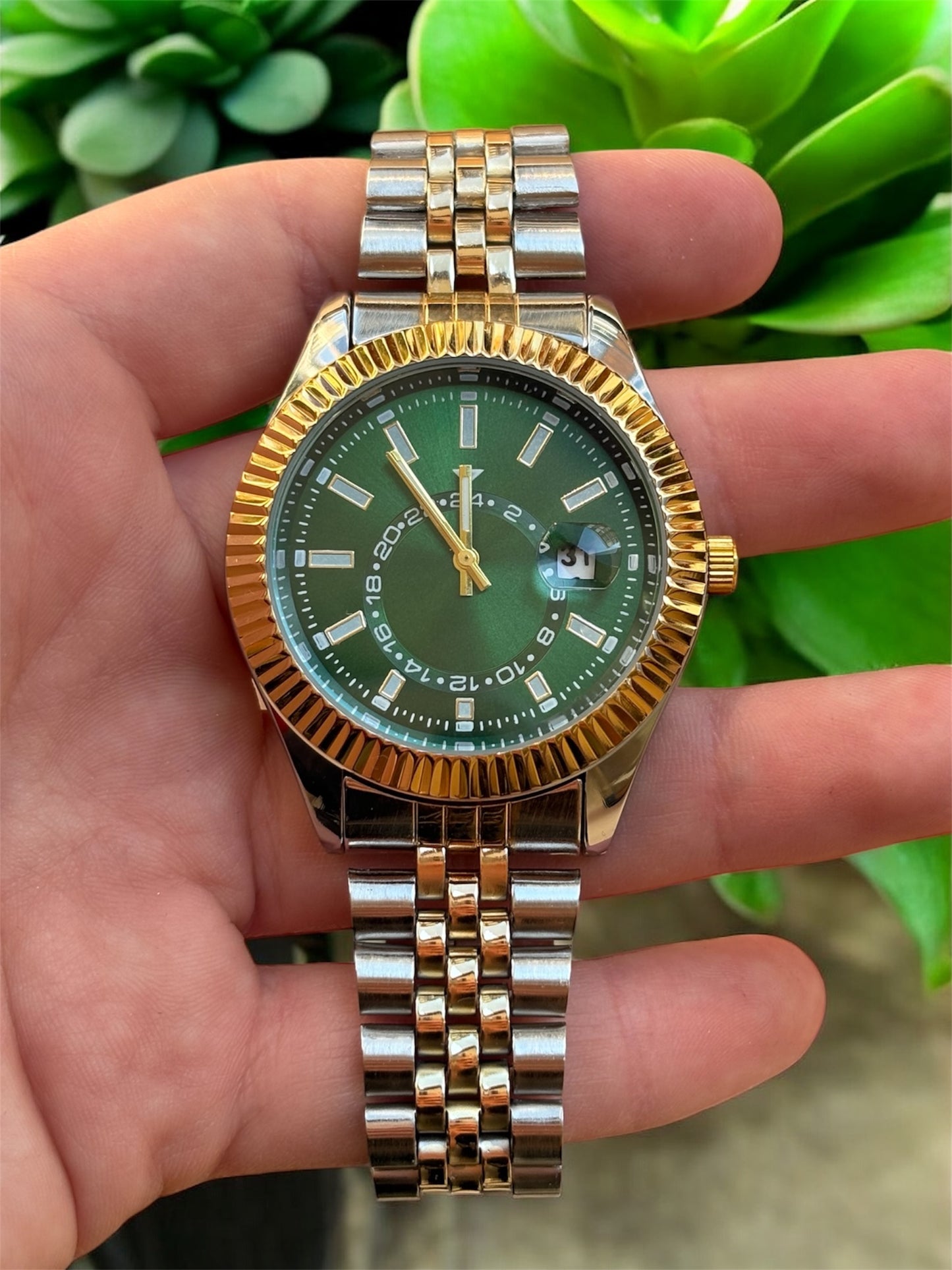 SKY-DW Model Çelik Kordon Erkek Saat