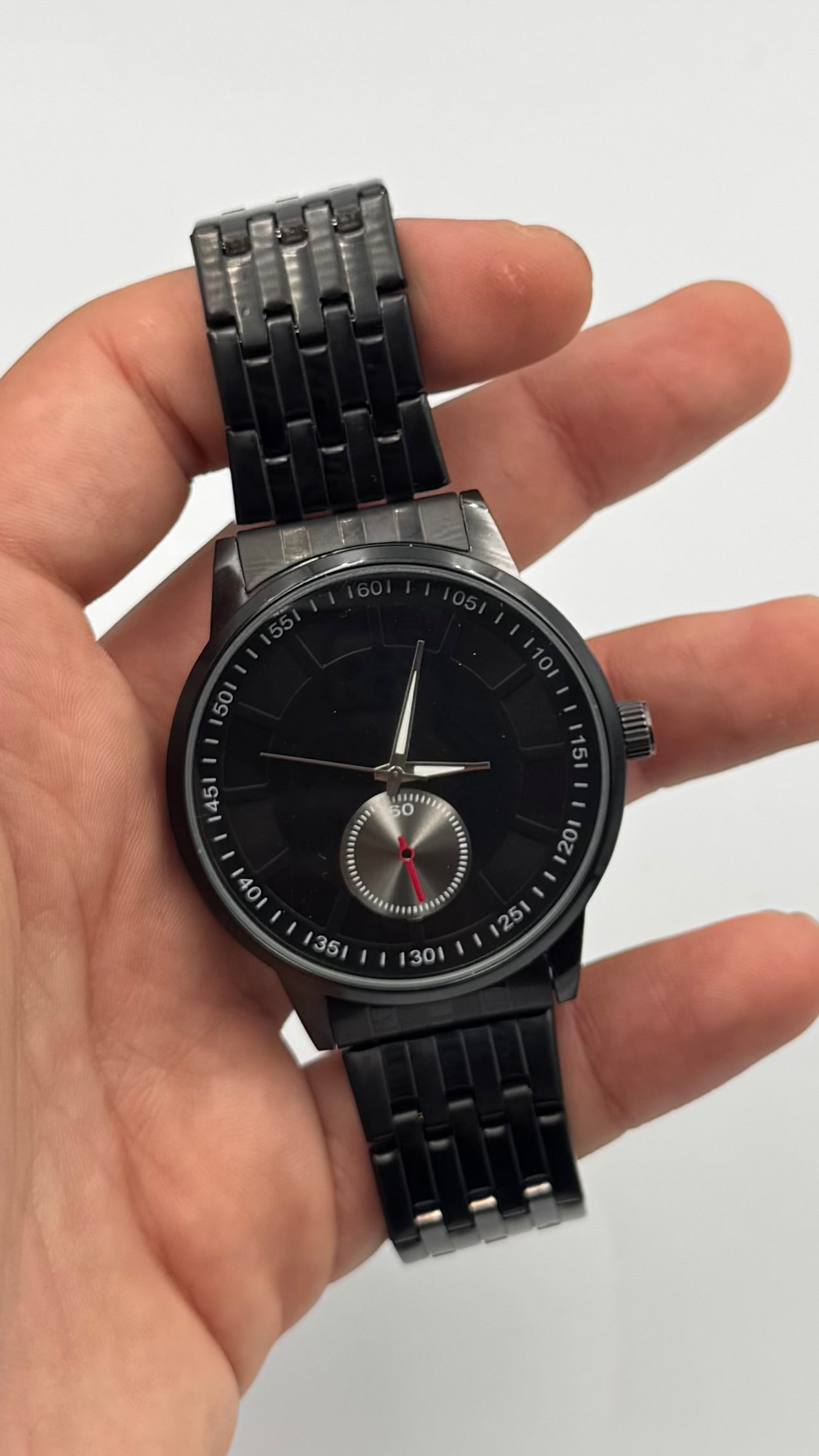 Özel Tasarım Kadranlı Çelik Kordon Erkek Saat