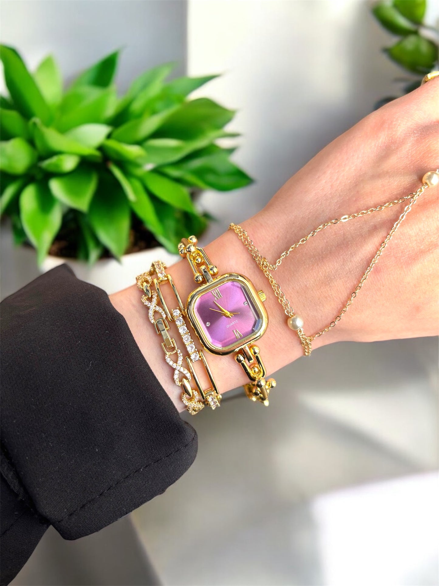 Kare Tf Model Kadın Saat