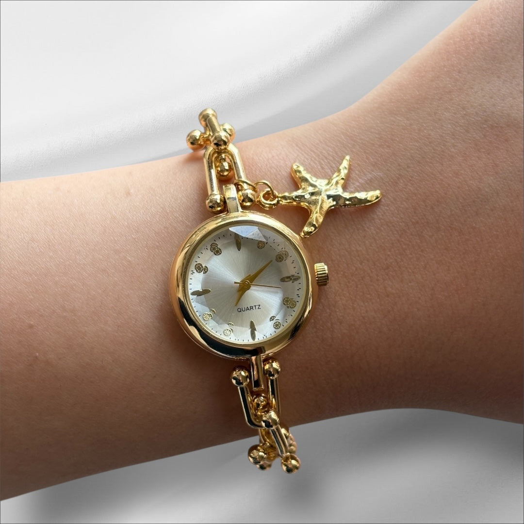 Tf Kordon Yuvarlak Charmlı Kadın Saat