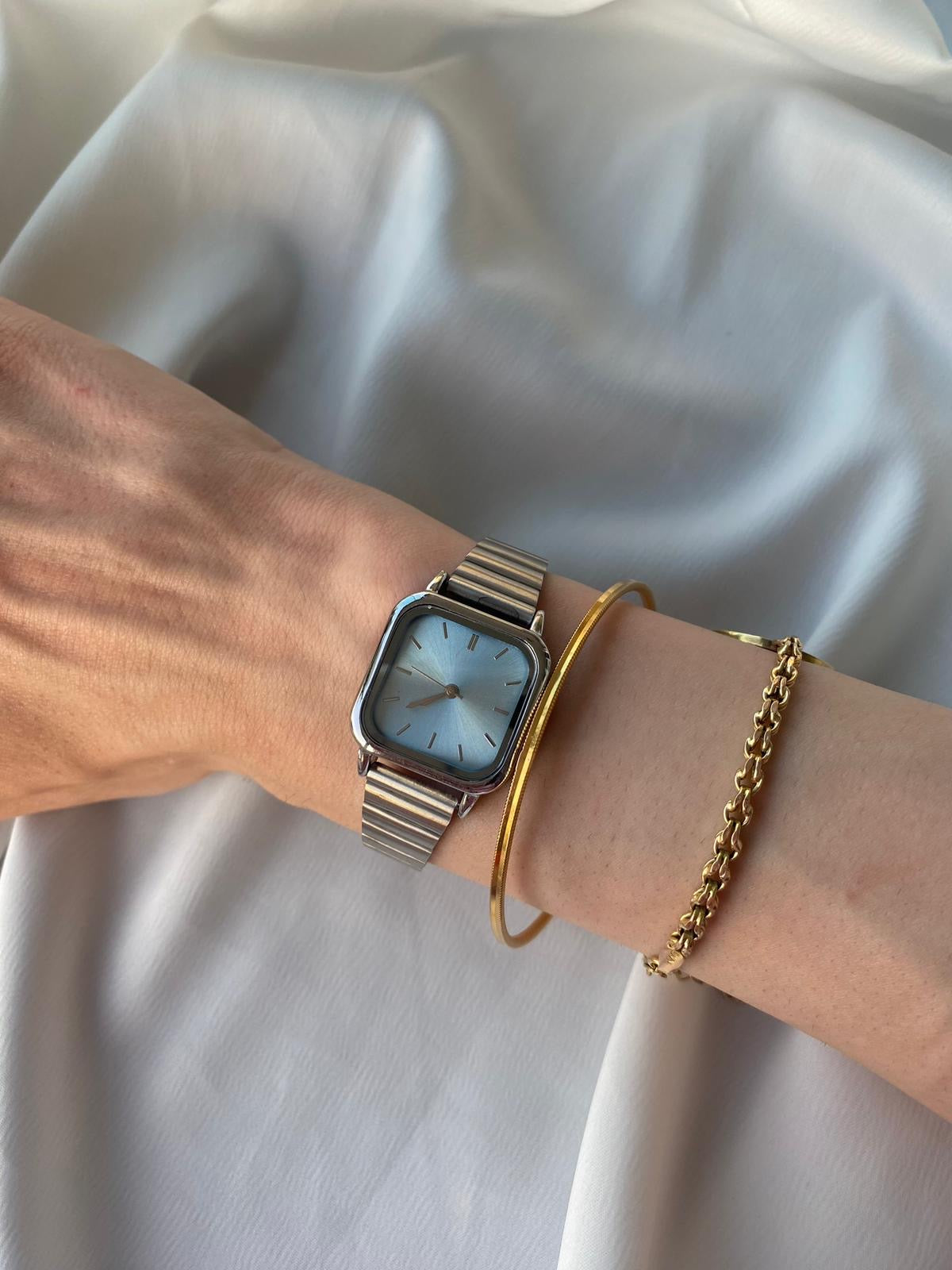 Klasik Vintage Çelik Kordon Kadın Saat