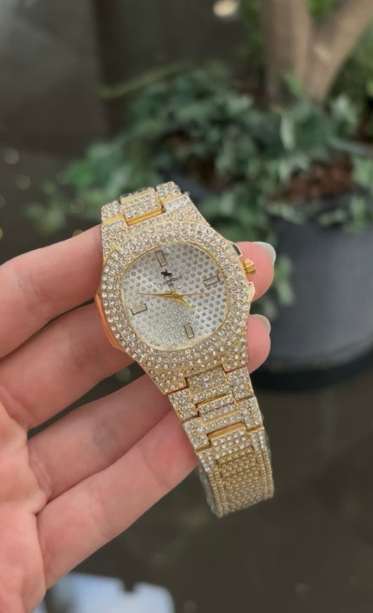 Mini Stella Taşlı Saat