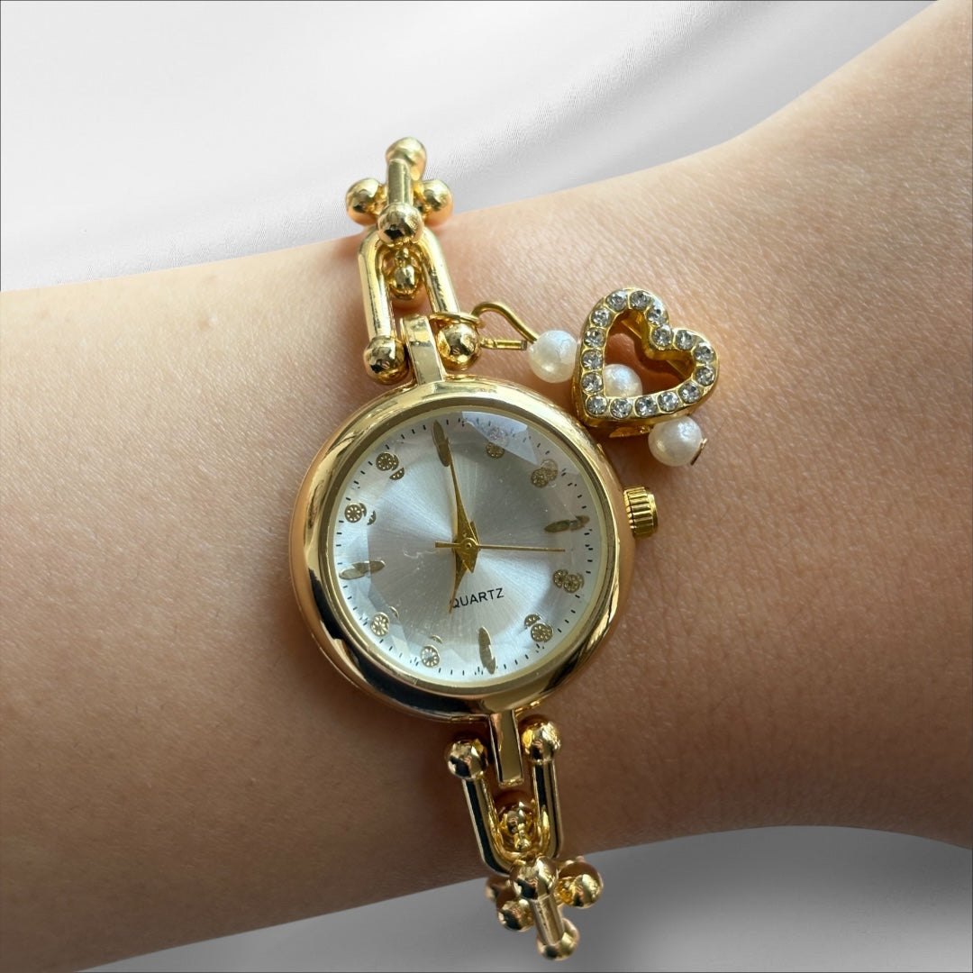 Tf Kordon Yuvarlak Charmlı Kadın Saat