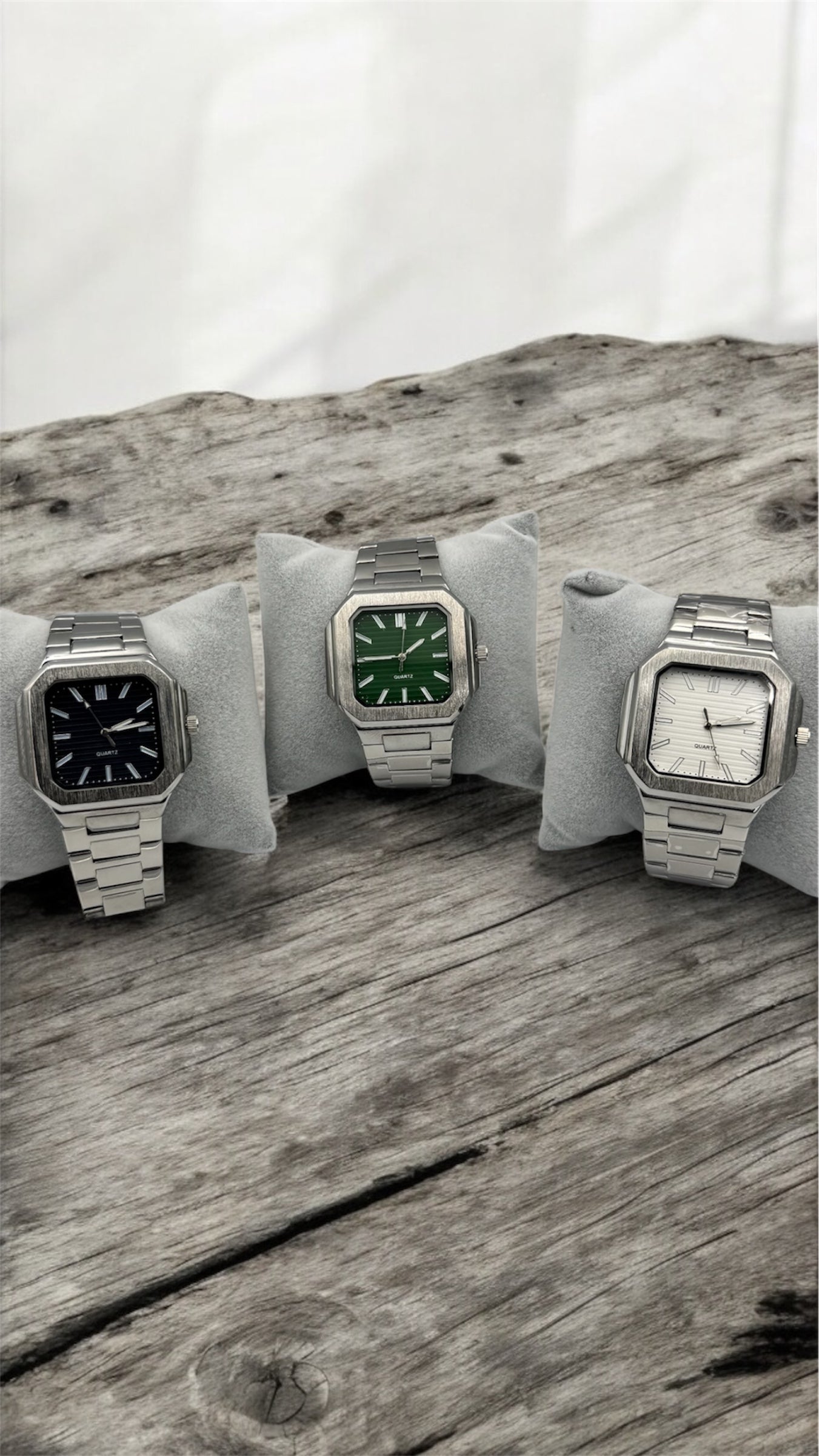 ESREF Model ÇELİK Kordon Erkek Saat