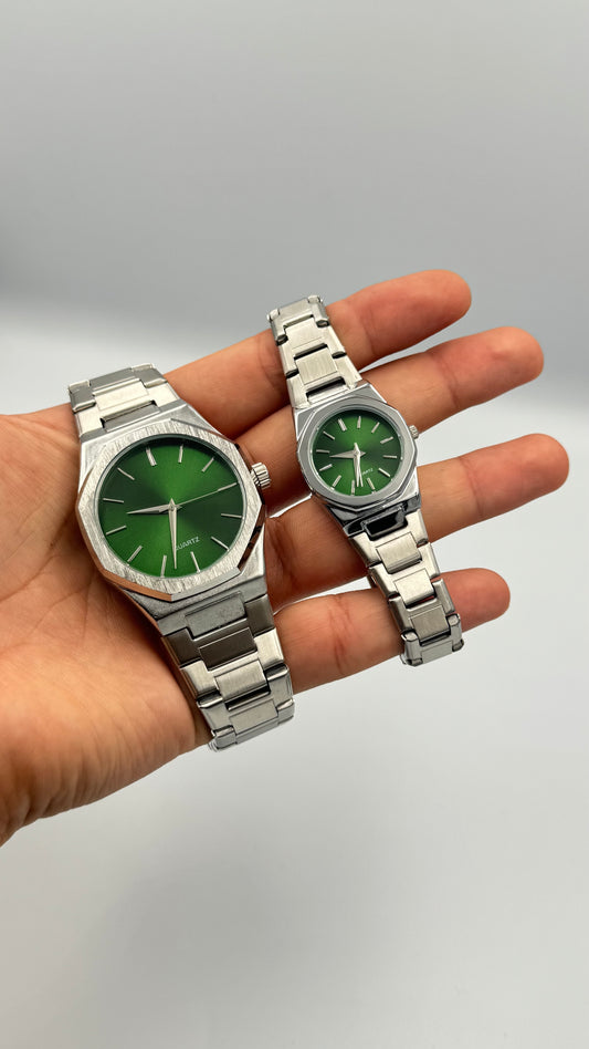 Bond Çelik Kordon Çift Saatleri