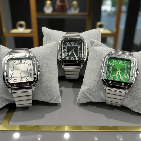 SNT Model Lüks Çelik Kordon Erkek Saat