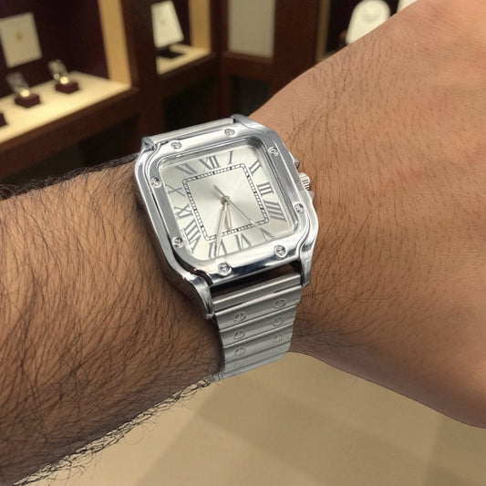 SNT Model Lüks Çelik Kordon Erkek Saat