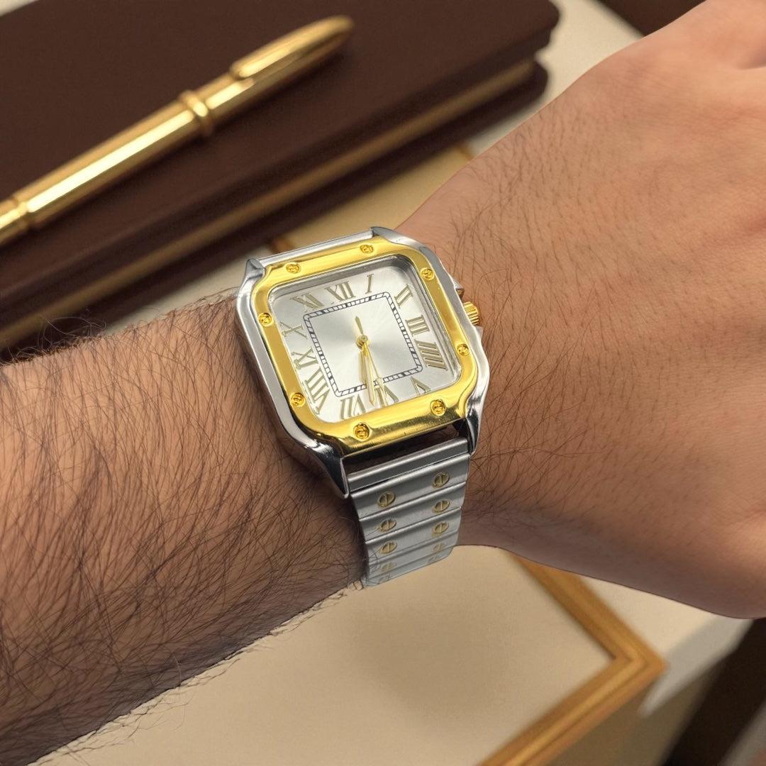 SNT Model Lüks Çelik Kordon Erkek Saat